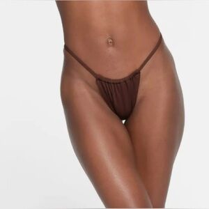 SKIMS Recycled Swim String Bikini Bottom L